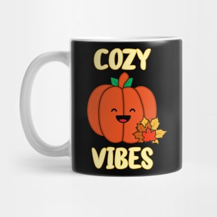 Happy Cozy Pumpkin Vibes for the Comfy Fall Season Mug